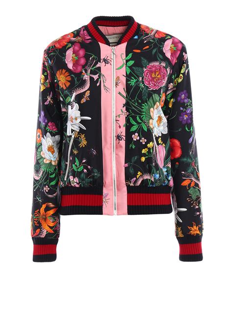 gucci floral bomber|Shop Gucci Floral.